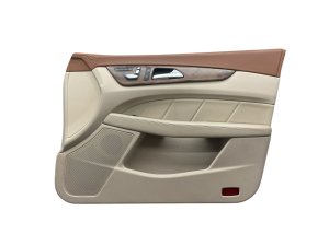 2012-2018 Mercedes-Benz CLS550 Brown Door Interior Trim Panel with Premium Sound - Front, Right (Passenger) (Used OEM)