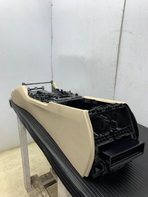 2016-2022 BMW 750i Beige Center Console Storage Compartment with Charging Module (Used OEM)