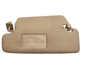 2015-2018 Porsche Cayenne Beige Illuminated Dual Sun Visor - Front, Left (Driver) (Used OEM)