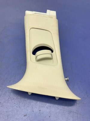 2021-2024 Genesis GV80 Beige Upper B-Pillar Trim Cover - Left (Driver) (Used OEM)