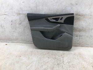 2017-2019 Audi Q7 Rock Gray Door Interior Trim Panel - Front, Left (Driver) (Used OEM)