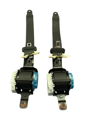 2021-2024 Genesis GV80 Black Seat Belt Retractor Set - Rear, Left (Driver) (Used OEM)