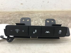 2020-2022 Hyundai Palisade Black Traction Control Lane Assist Blind Spot and Instrument Light Rheostat Switch Panel (Used OEM)