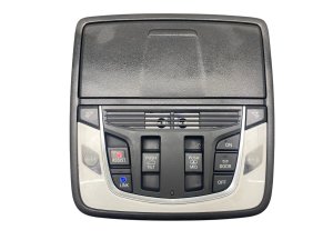 2022-2026 Acura MDX Ebony (Black) Overhead Console with Sunroof Switch and Dome Light - Front (Used OEM)