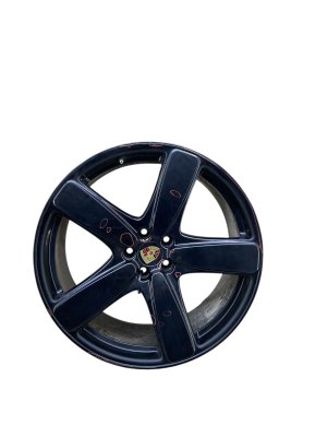 2015-2018 Porsche Macan Black 21x10 5-Spoke Alloy Wheel - Rear (Used OEM)
