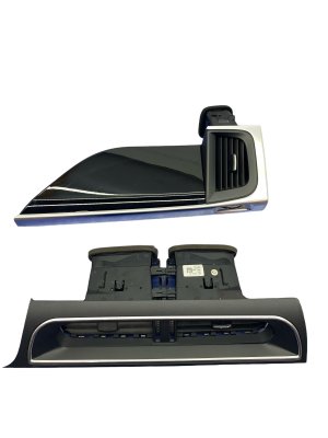 2019-2024 Jaguar I-Pace Center and Right Dashboard Vent Grille Panel Set - Front (Used OEM)