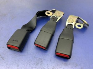 2008-2016 Lexus LS600h Black Seat Belt Buckle Set - Rear, Left (Driver) (Used OEM)