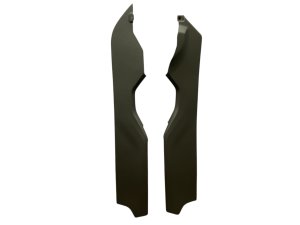 2024-2025 Lincoln Nautilus Brown Center Console Lower Trim Panel Set - Front, Right (Passenger) (Used OEM)
