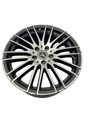 2022-2025 Mercedes-Benz C300 Black 18x8.5 10 V-Spoke Machined Black Alloy Wheel (Used OEM)