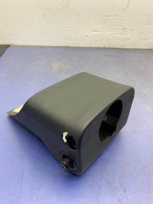 2009-2015 Jaguar XF Black Upper and Lower Steering Column Housing Trim Panel (Used OEM)