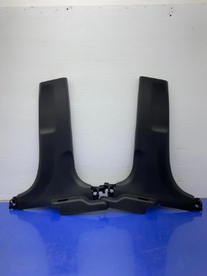 2021-2024 Kia Seltos Black Lower Pillar Trim Cover Panel Set (Used OEM)