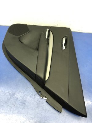 2019-2020 Cadillac XT4 Jet Black Door Interior Trim Panel - Rear, Right (Passenger) (Used OEM)
