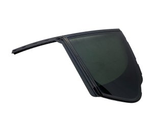 2019-2024 Jaguar I-Pace Door Vent Window Glass with Trim - Rear, Left (Driver) (Used OEM)