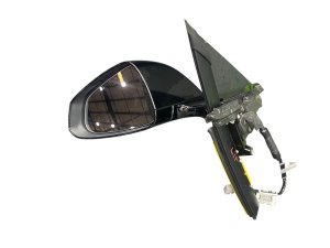  Tesla Model s Black Power Folding Blind Spot Door/Side View Mirror - Front, Left (Driver) (Used OEM)