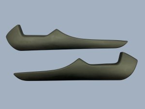 2019-2022 Toyota Avalon Black Front Center Console Trim Panel Set (Used OEM)