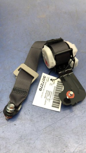 2017-2020 Genesis G80 Black Seat Belt Assembly - Rear, Left (Driver) (Used OEM)