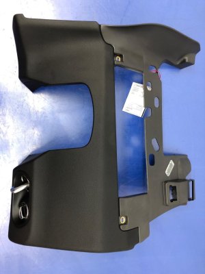 2015-2018 Porsche Macan Black Lower Dash Kick Panel Trim Assembly - Left (Driver) (Used OEM)