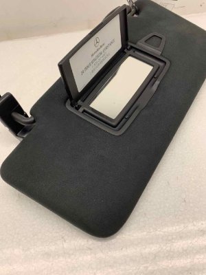 2012-2015 Mercedes-Benz ML350 Black Primary and Secondary Dual Blade Sun Visor - Left (Driver) (Used OEM)