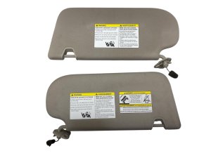 2022-2025 INFINITI QX60 Gray Sun Visor Set - Front, Right (Passenger) (Used OEM)