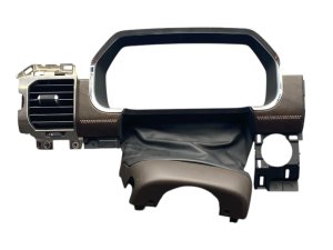 2021-2025 Ford F-150 Brown Speedometer Instrument Cluster Bezel with Air Vent (Used OEM)