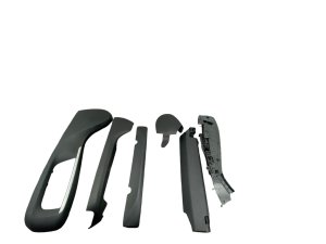 2016-2019 BMW 740i Black Seat Lower Trim Cover Set - Front (Used OEM)