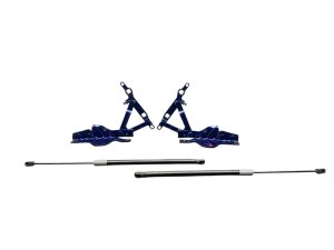 Tesla Model s Hood Hinge Support Mount Bracket with Shocks - Front, Right (Passenger) (Used OEM)