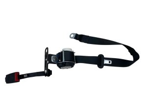 2019-2024 Ram 1500 Black Center Seat Belt Assembly - Rear, Left (Driver) (Used OEM)