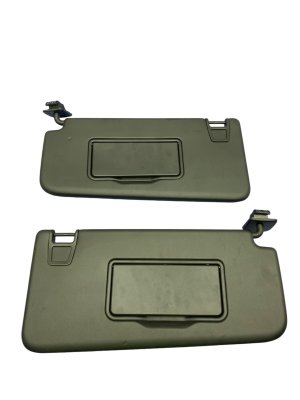 2021-2025 Ford Bronco Black Sun Visor Set - Front, Left (Driver) (Used OEM)