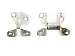 2017-2026 Chrysler Pacifica White Upper and Lower Door Hinge Set - Front, Right (Passenger) (Used OEM)