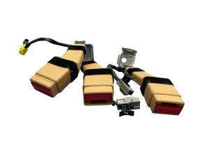 2022-2025 Lucid Air Brown Seat Belt Buckle Set - Rear (Used OEM)
