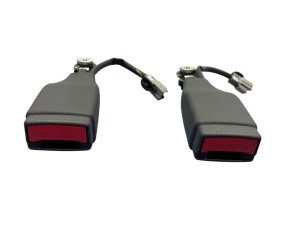 2022-2025 Lucid Air Black Seat Belt Buckle Set - Front (Used OEM)
