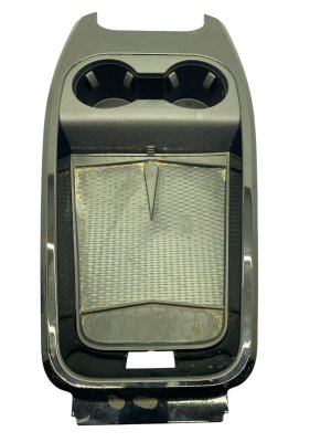 2021-2025 Ford Mustang Mach-E Black Center Console Cup Holder with Tray Bezel - Front (Used OEM)