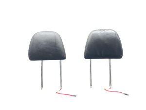 2020-2022 BMW X6 Black Seat Leather Headrest Set - Front, Right (Passenger) (Used OEM)