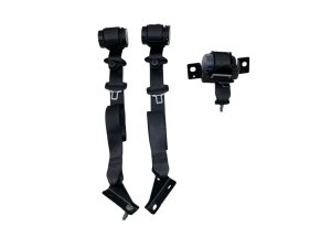 2022-2024 Jeep Wagoneer Black 3rd Row Seat Belt Retractor Set - Rear, Right (Passenger) (Used OEM)