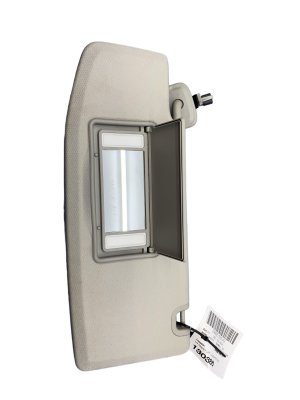 2021-2025 Jeep Grand Cherokee Gray Illuminated Sun Visor with Garage Door Opener - Front, Left (Driver) (Used OEM)