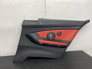2015-2020 BMW M4 Orange Quarter Trim Panel with Speakers - Rear, Right (Passenger) (Used OEM)