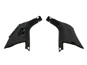 2017-2025 Audi Q7 Black Kick Panel Trim Cover Set - Front (Used OEM)