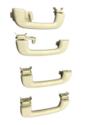 2017-2023 Jaguar F-Pace Tan Front and Rear Interior Overhead Grab Handle Set (Used OEM)