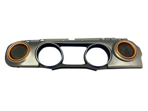 2018-2023 Jeep Wrangler Gray Speedometer Trim Cover Panel with Air Vents - Front (Used OEM)