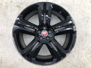2017-2021 Jaguar F-Pace Black 20x8.5 5 Double Spoke Templar Alloy Wheel (Used OEM)
