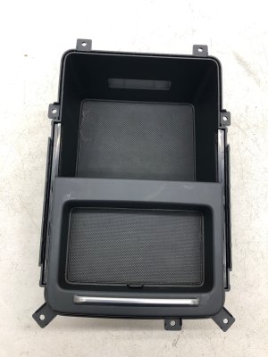 2018-2025 Audi SQ5 Center Console Cup Holder with Sliding Storage Compartment - Front (Used OEM)