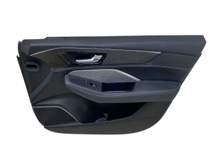 2022-2025 Acura MDX Gray Door Interior Trim Panel with Wood Trim - Front, Right (Passenger) (Used OEM)