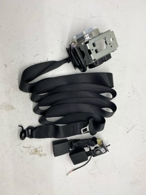 2025 BMW X3 Black Seat Belt Assembly with Buckle - Rear, Right (Passenger) (Used OEM)