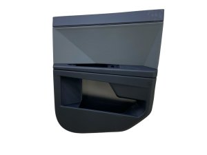 2024-2026 Tesla Cybertruck Black Door Interior Trim Panel - Rear, Left (Driver) (Used OEM)