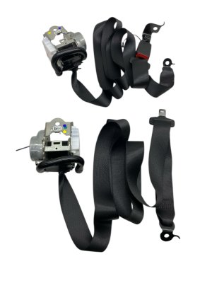 2018-2024 BMW X4 Black Seat Belt Assembly Set - Rear, Right (Passenger) (Used OEM)