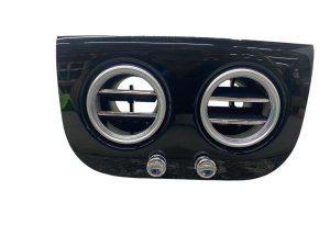 2017-2020 Bentley Bentayga Center Console HVAC Air Vent Grille and Molding - Rear (Used OEM)
