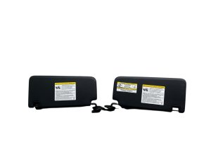2021-2025 Ford Bronco Black Illuminated Sun Visor Set without Garage Door Opener - Left (Driver) (Used OEM)