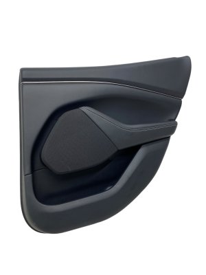 2021-2025 Ford Mustang Mach-E Black Door Interior Trim Panel - Rear, Right (Passenger) (Used OEM)