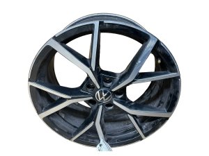 2022-2024 Volkswagen Golf Black 19x8 10-Spoke Machined Aluminum Wheel (Used OEM)