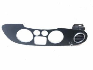 2004-2011 Bentley Continental Black Speedometer Gauge Cluster Trim Molding Bezel (Used OEM)